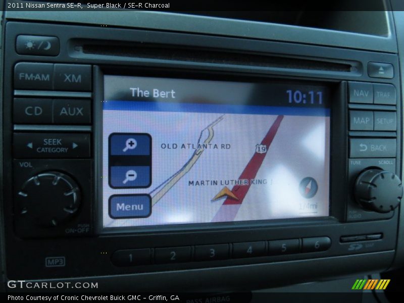 Navigation of 2011 Sentra SE-R
