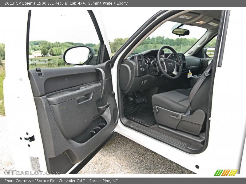 Summit White / Ebony 2013 GMC Sierra 1500 SLE Regular Cab 4x4