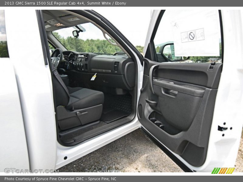 Summit White / Ebony 2013 GMC Sierra 1500 SLE Regular Cab 4x4
