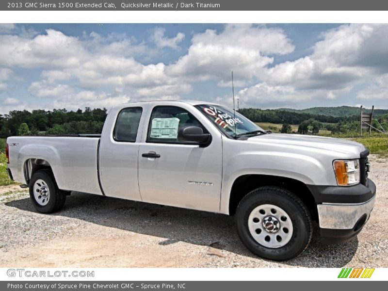  2013 Sierra 1500 Extended Cab Quicksilver Metallic