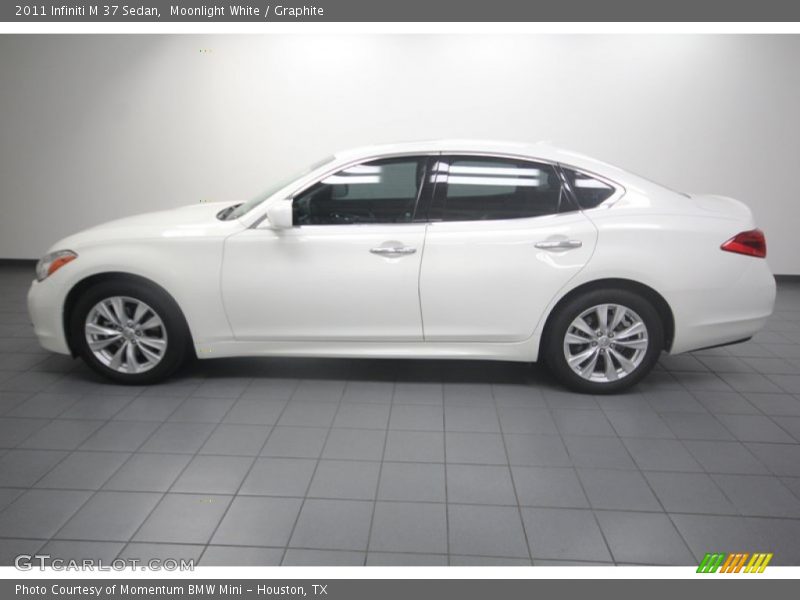 Moonlight White / Graphite 2011 Infiniti M 37 Sedan