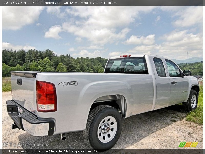 Quicksilver Metallic / Dark Titanium 2013 GMC Sierra 1500 Extended Cab