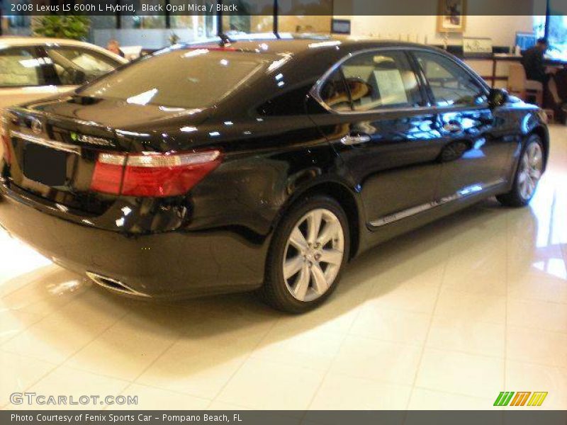 Black Opal Mica / Black 2008 Lexus LS 600h L Hybrid