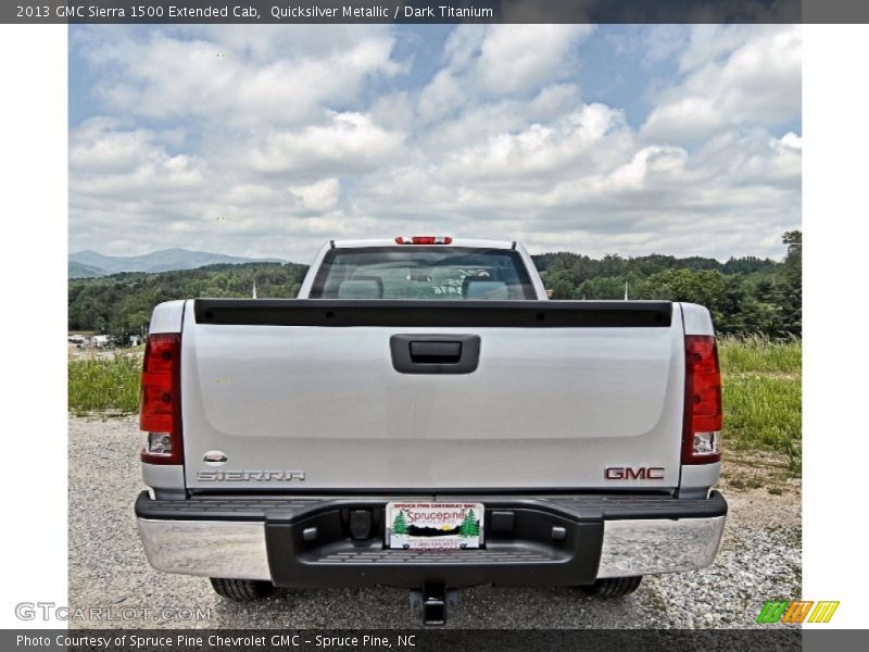 Quicksilver Metallic / Dark Titanium 2013 GMC Sierra 1500 Extended Cab