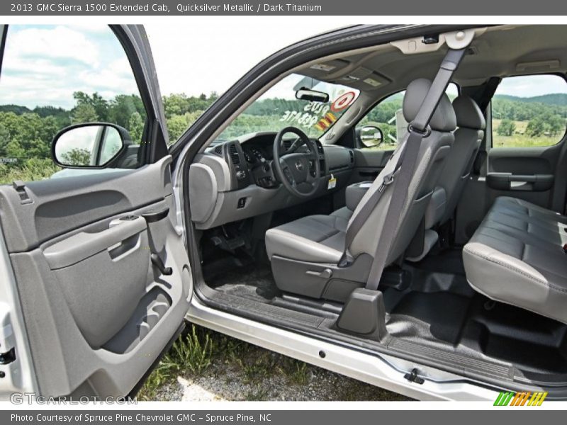 Quicksilver Metallic / Dark Titanium 2013 GMC Sierra 1500 Extended Cab