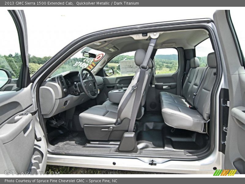  2013 Sierra 1500 Extended Cab Dark Titanium Interior