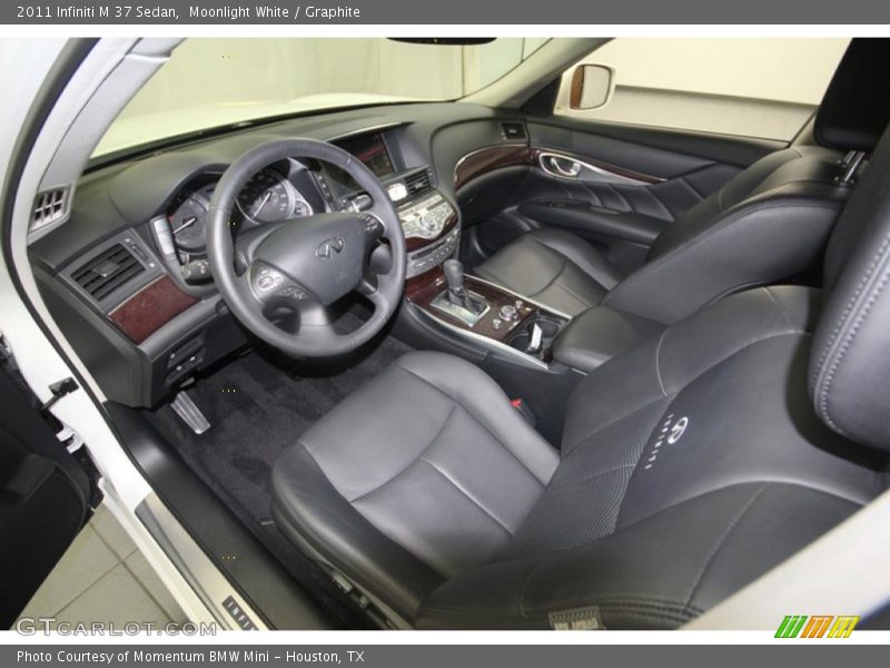 Moonlight White / Graphite 2011 Infiniti M 37 Sedan
