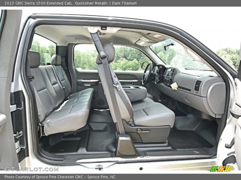 Quicksilver Metallic / Dark Titanium 2013 GMC Sierra 1500 Extended Cab