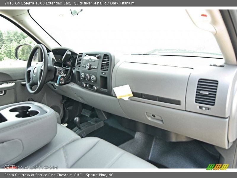 Quicksilver Metallic / Dark Titanium 2013 GMC Sierra 1500 Extended Cab