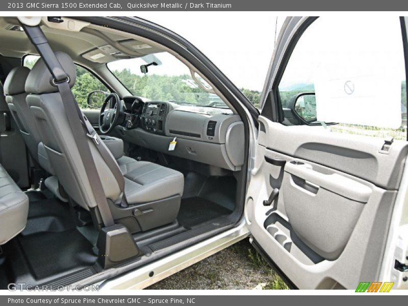 Quicksilver Metallic / Dark Titanium 2013 GMC Sierra 1500 Extended Cab