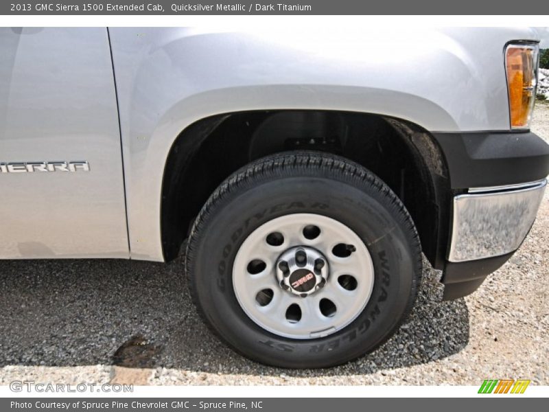 Quicksilver Metallic / Dark Titanium 2013 GMC Sierra 1500 Extended Cab