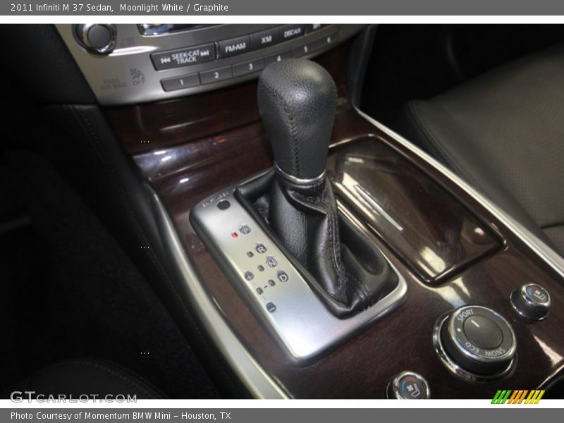 Moonlight White / Graphite 2011 Infiniti M 37 Sedan