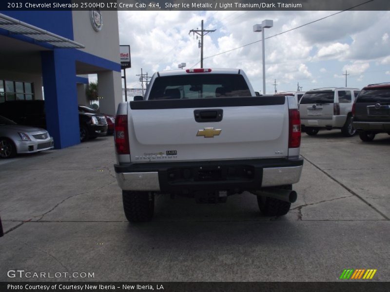 Silver Ice Metallic / Light Titanium/Dark Titanium 2013 Chevrolet Silverado 2500HD LTZ Crew Cab 4x4