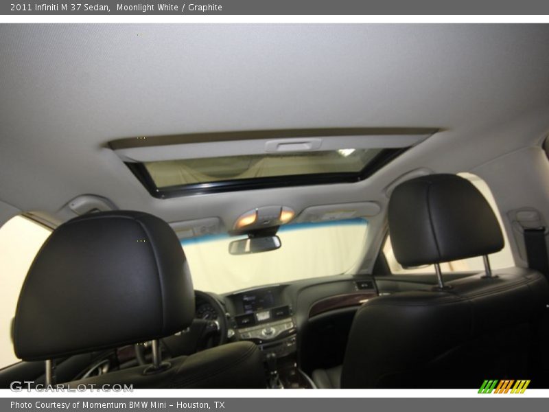 Moonlight White / Graphite 2011 Infiniti M 37 Sedan