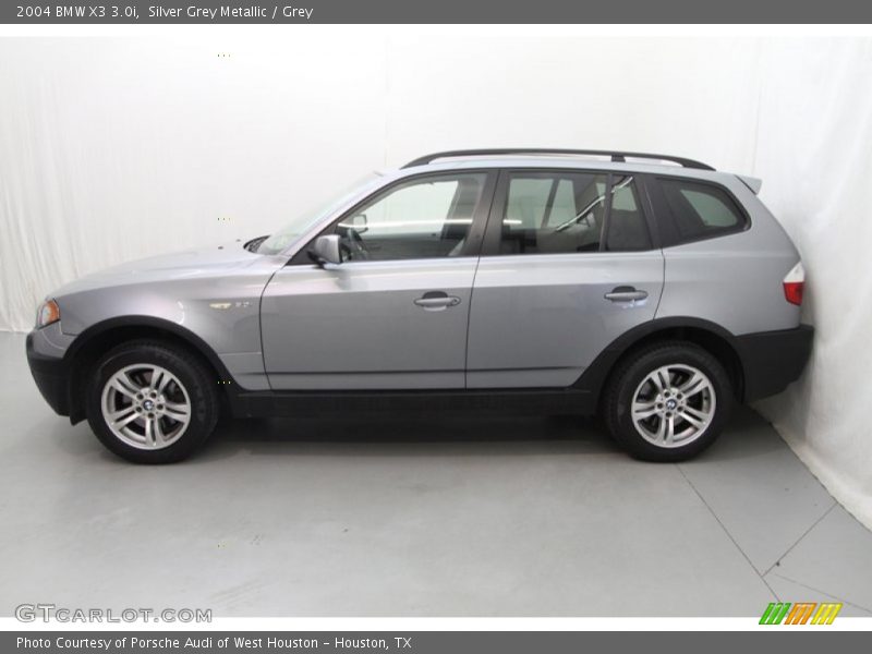 Silver Grey Metallic / Grey 2004 BMW X3 3.0i