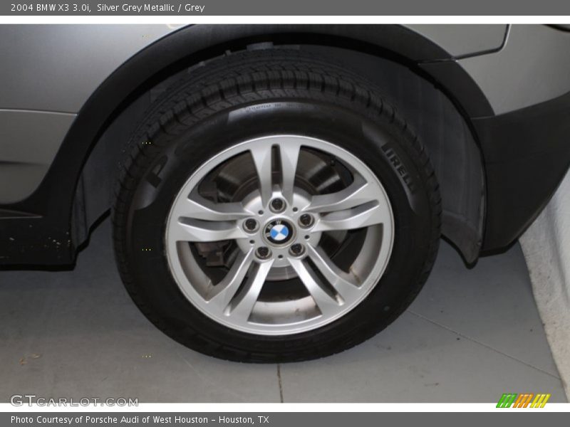 Silver Grey Metallic / Grey 2004 BMW X3 3.0i