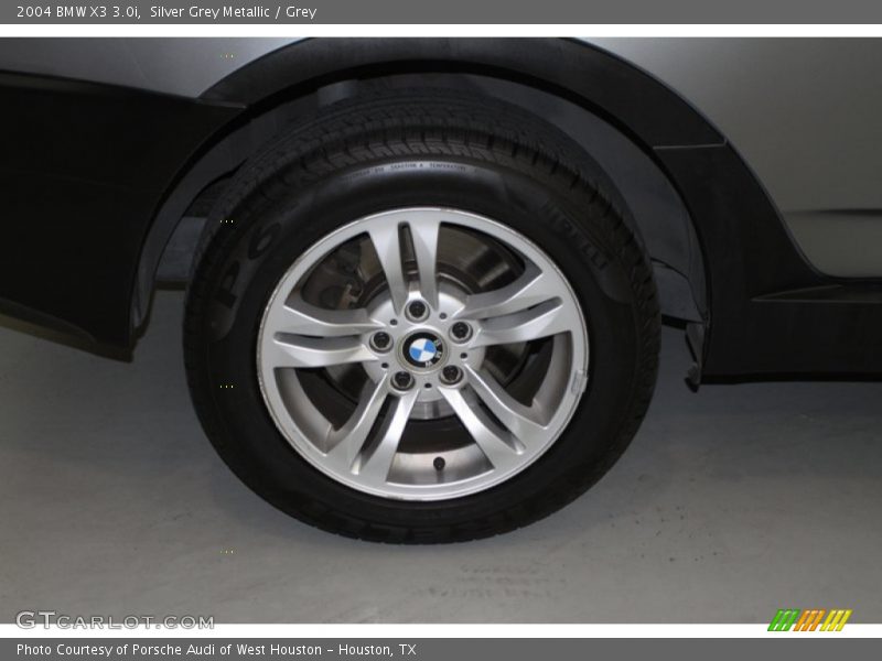 Silver Grey Metallic / Grey 2004 BMW X3 3.0i