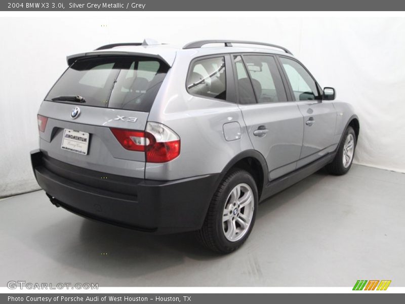 Silver Grey Metallic / Grey 2004 BMW X3 3.0i