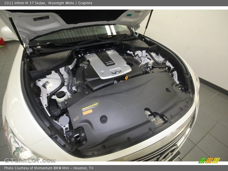 Moonlight White / Graphite 2011 Infiniti M 37 Sedan