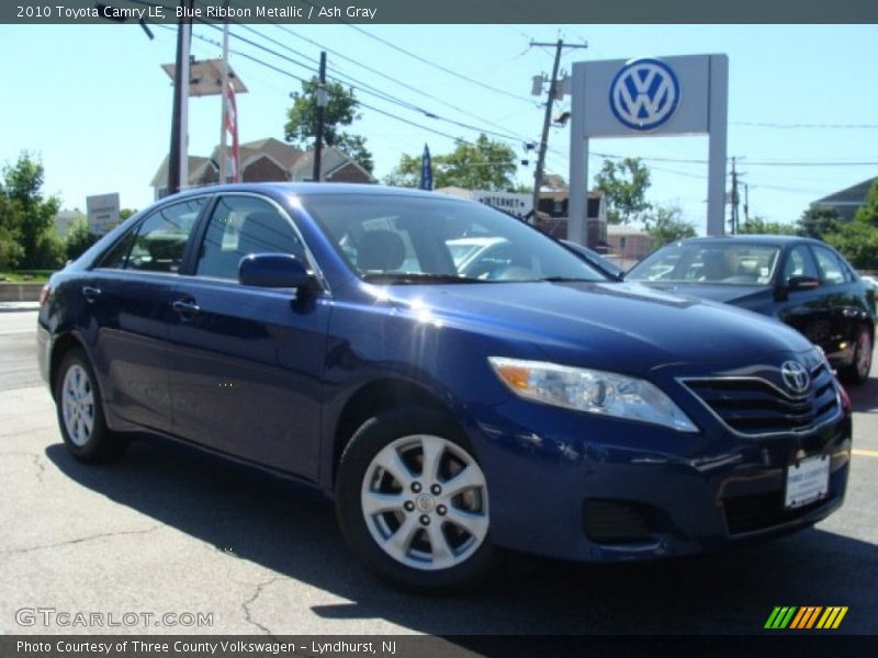 Blue Ribbon Metallic / Ash Gray 2010 Toyota Camry LE