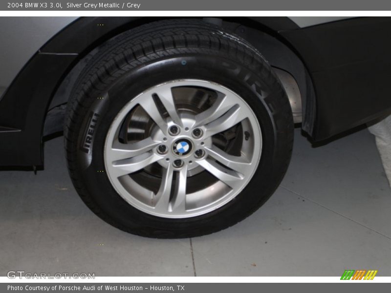 Silver Grey Metallic / Grey 2004 BMW X3 3.0i