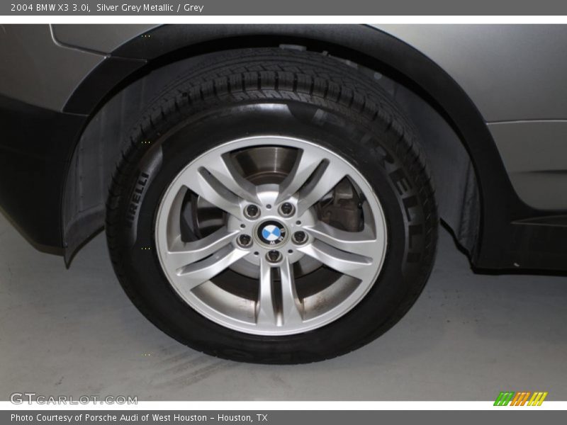 Silver Grey Metallic / Grey 2004 BMW X3 3.0i