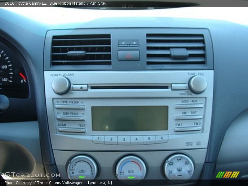 Blue Ribbon Metallic / Ash Gray 2010 Toyota Camry LE