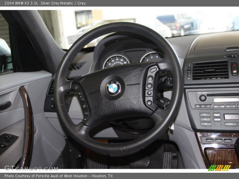 Silver Grey Metallic / Grey 2004 BMW X3 3.0i