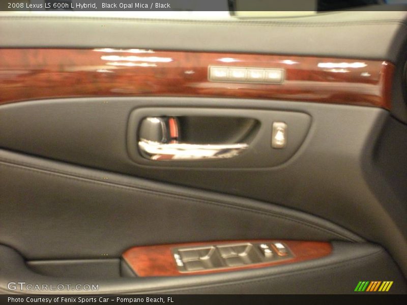 Black Opal Mica / Black 2008 Lexus LS 600h L Hybrid