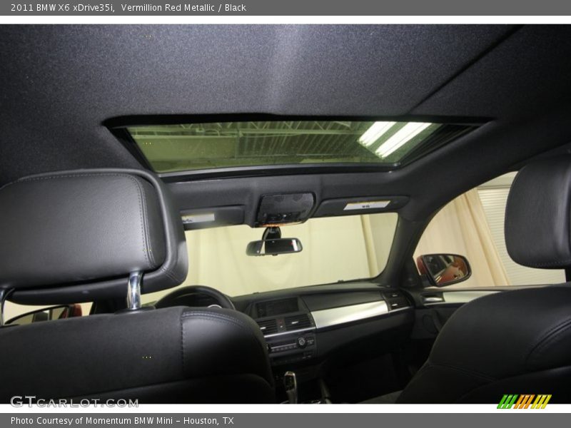 Vermillion Red Metallic / Black 2011 BMW X6 xDrive35i