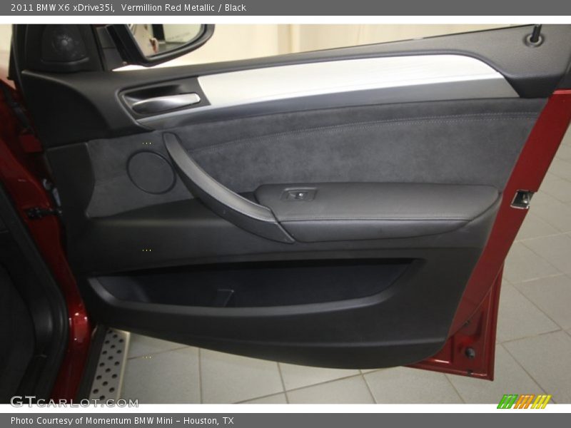 Vermillion Red Metallic / Black 2011 BMW X6 xDrive35i