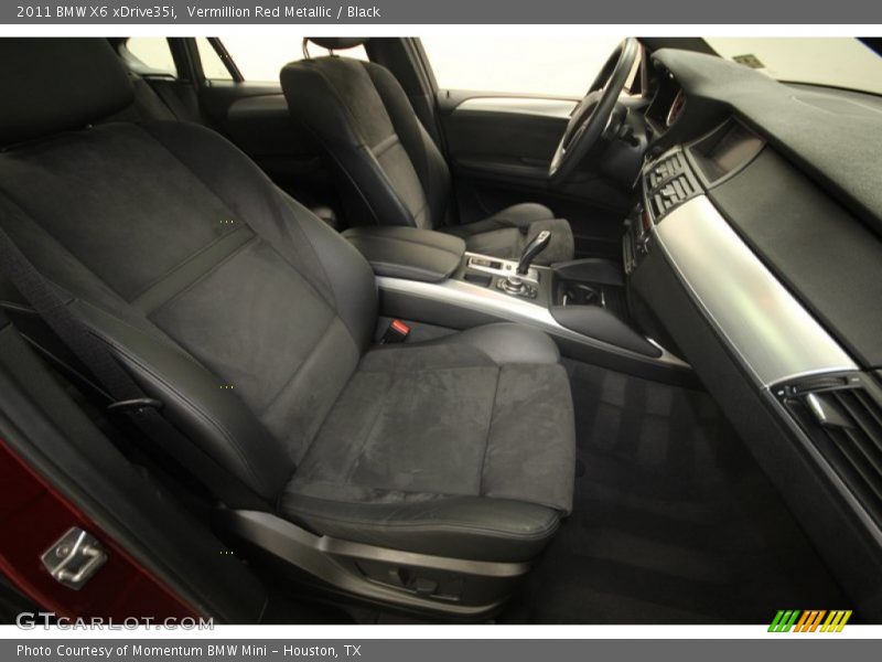 Vermillion Red Metallic / Black 2011 BMW X6 xDrive35i