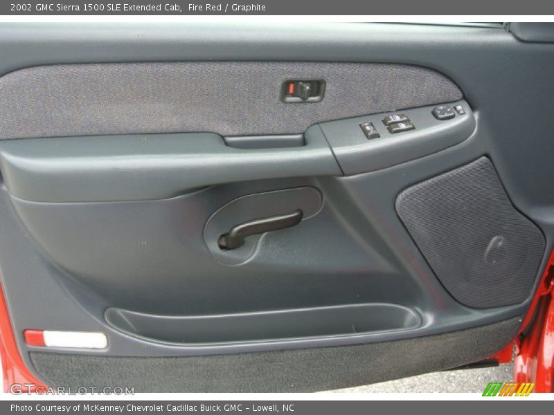 Fire Red / Graphite 2002 GMC Sierra 1500 SLE Extended Cab