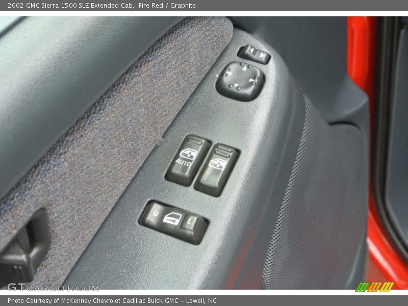 Fire Red / Graphite 2002 GMC Sierra 1500 SLE Extended Cab