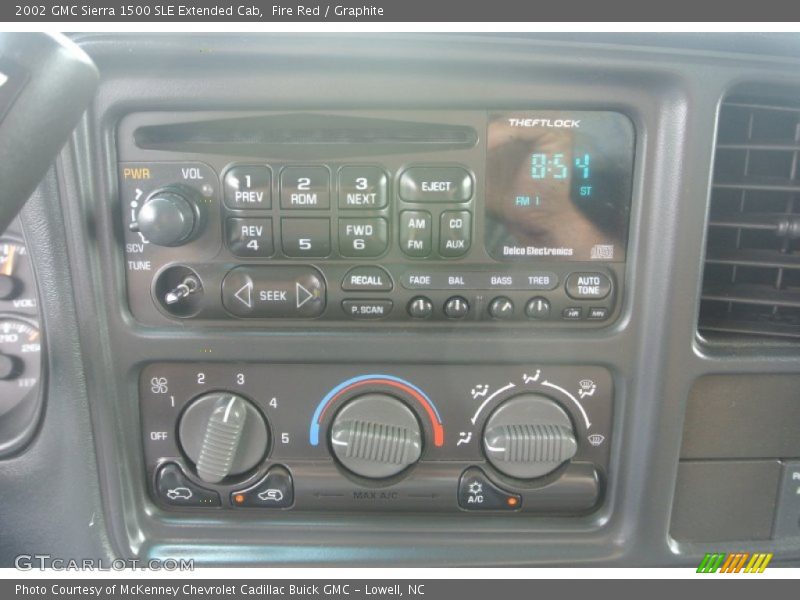 Fire Red / Graphite 2002 GMC Sierra 1500 SLE Extended Cab