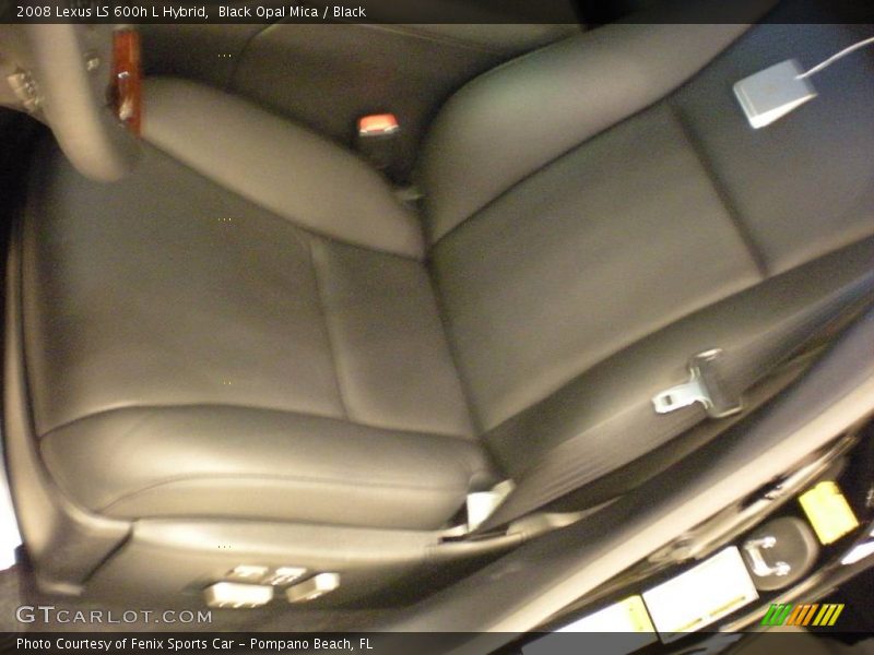 Black Opal Mica / Black 2008 Lexus LS 600h L Hybrid