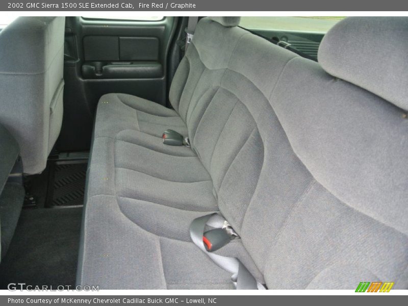 Rear Seat of 2002 Sierra 1500 SLE Extended Cab