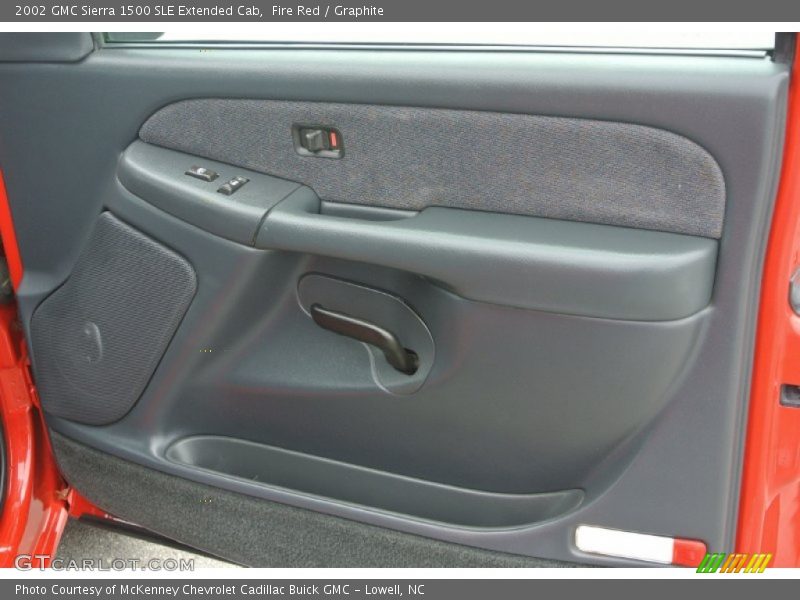 Fire Red / Graphite 2002 GMC Sierra 1500 SLE Extended Cab