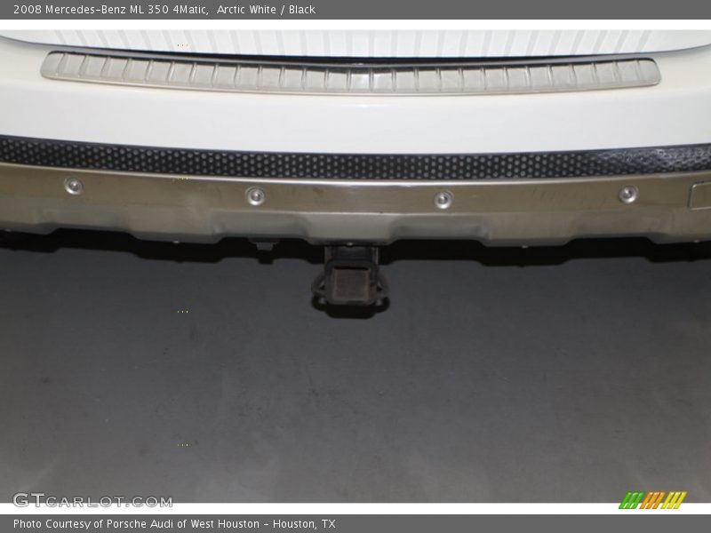 Arctic White / Black 2008 Mercedes-Benz ML 350 4Matic