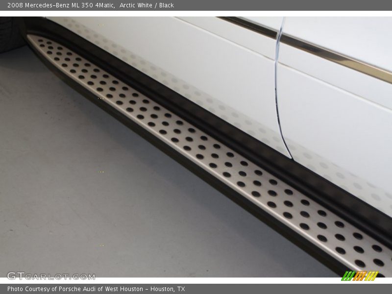 Arctic White / Black 2008 Mercedes-Benz ML 350 4Matic