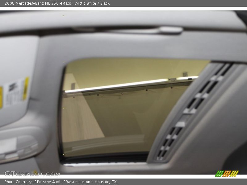 Arctic White / Black 2008 Mercedes-Benz ML 350 4Matic