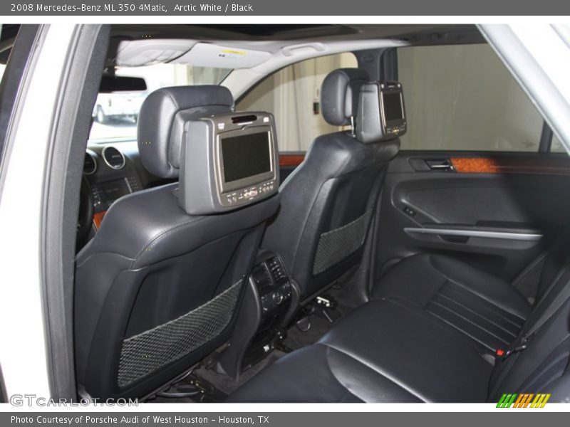 Arctic White / Black 2008 Mercedes-Benz ML 350 4Matic