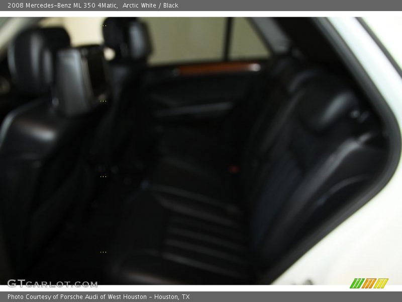 Arctic White / Black 2008 Mercedes-Benz ML 350 4Matic