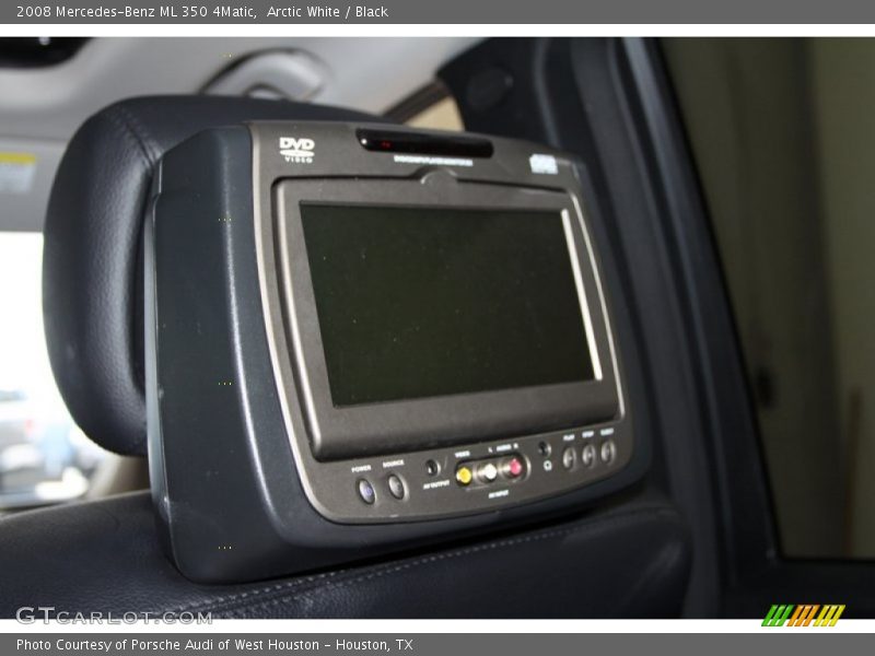 Arctic White / Black 2008 Mercedes-Benz ML 350 4Matic