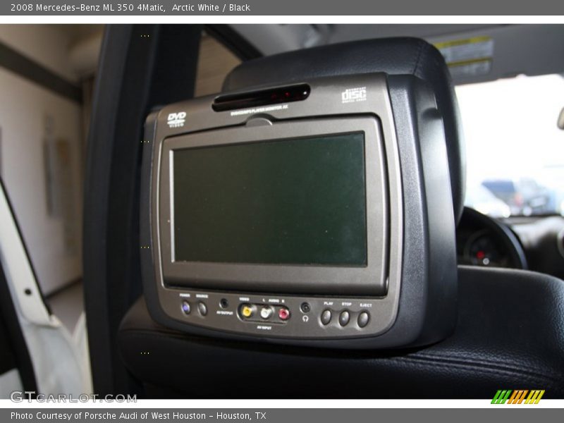 Arctic White / Black 2008 Mercedes-Benz ML 350 4Matic