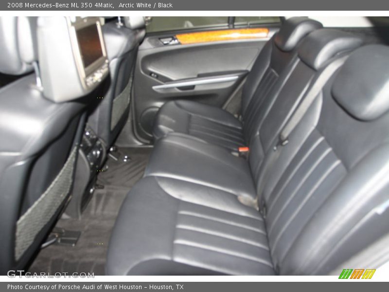 Arctic White / Black 2008 Mercedes-Benz ML 350 4Matic