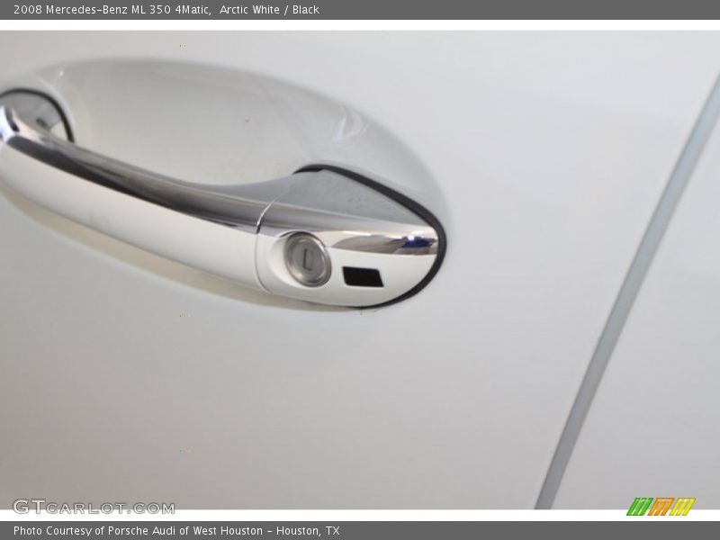 Arctic White / Black 2008 Mercedes-Benz ML 350 4Matic