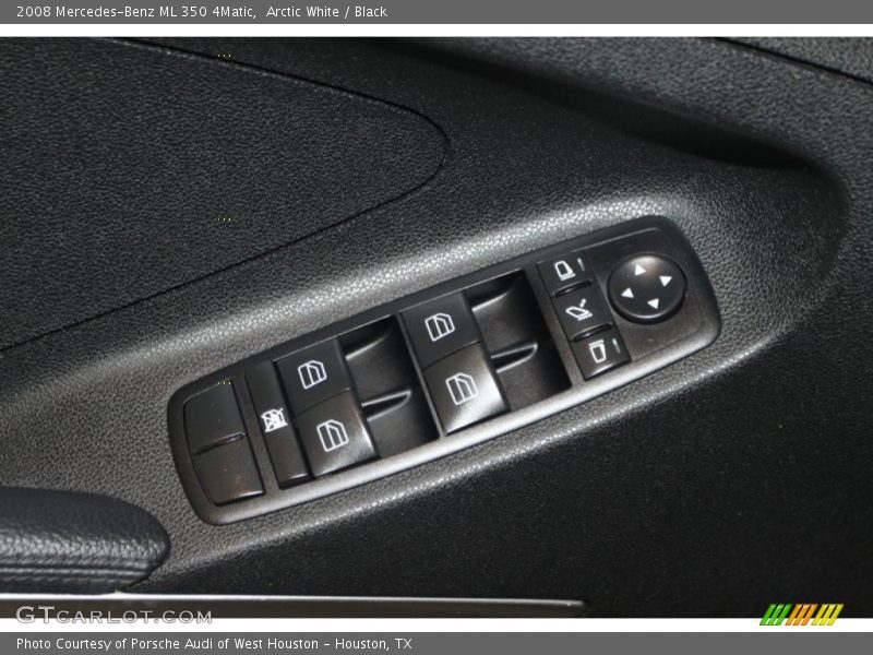 Arctic White / Black 2008 Mercedes-Benz ML 350 4Matic