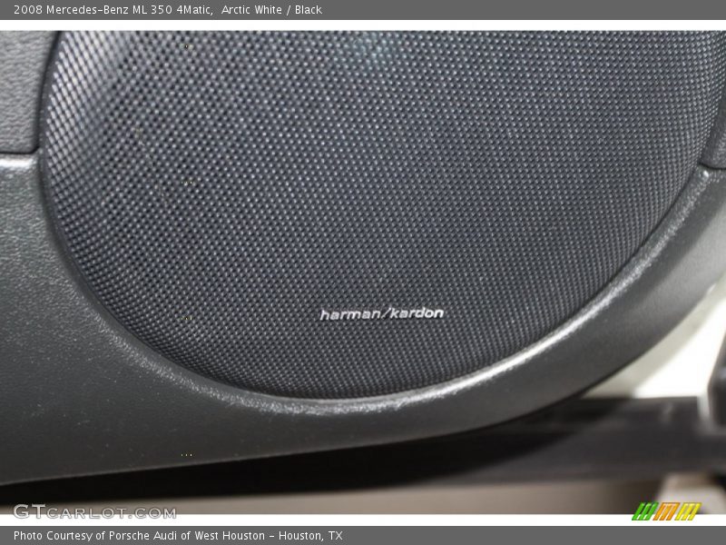 Arctic White / Black 2008 Mercedes-Benz ML 350 4Matic