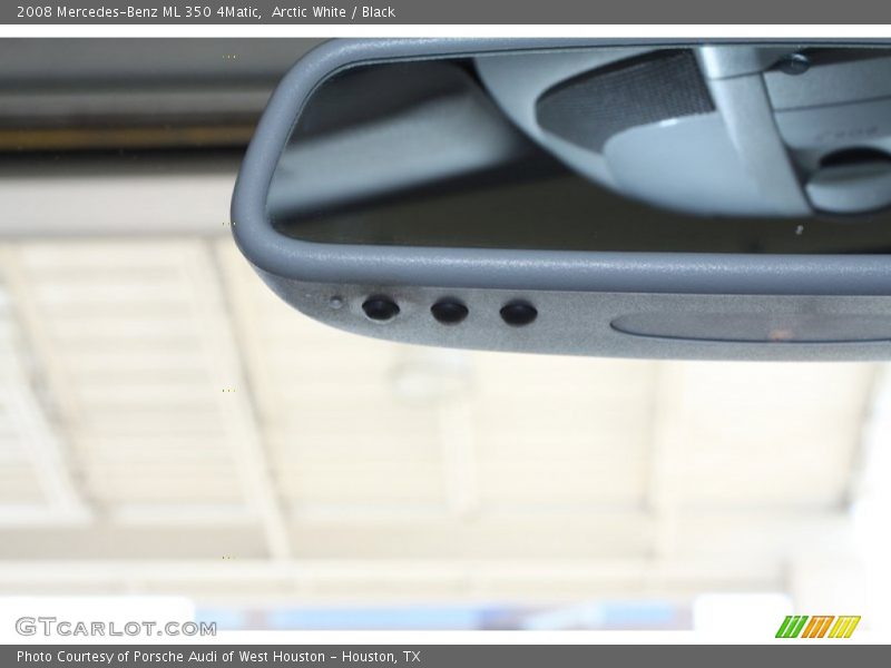Arctic White / Black 2008 Mercedes-Benz ML 350 4Matic